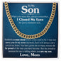 To My Son - Cuban Link Chain