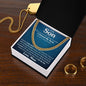 To My Son - Cuban Link Chain