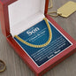 To My Son - Cuban Link Chain