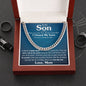 To My Son - Cuban Link Chain