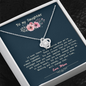 Gift For Daughter From Mom, Daughter Mother Necklace,