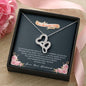 To My Beautiful Wife Love Knot Necklace with Message Card and Gift Box. Gift for Wife. Wife Gift. Necklace for Wife