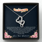 To My Beautiful Wife Love Knot Necklace with Message Card and Gift Box. Gift for Wife. Wife Gift. Necklace for Wife