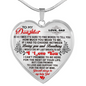 Daughter Necklace From Dad
