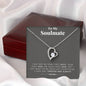 To My Soulmate Forever Love Necklace
