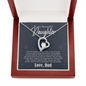 Daughter jewelry from dad, dad daughter necklace, daddy daughter necklace, dad to daughter necklace, father to daughter necklace, daddy to daughter necklace Includes Message Card and Gift Box