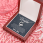 Daughter jewelry from dad, dad daughter necklace, daddy daughter necklace, dad to daughter necklace, father to daughter necklace, daddy to daughter necklace Includes Message Card and Gift Box