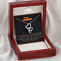 To My Pumpkin Double Hearts Chain Halloween Necklace, Birthday gift for girlfriend, wife, Daughter
