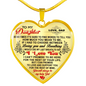 Daughter Necklace From Dad