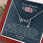 To My Daughter, Mother Necklace, Daughter Gift From Mom, Daughters Birthday, Unique, Grown Up Daughter, smarter than you think, and loved more than you know. always keep me in your heart, for are a