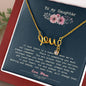 To My Daughter, Mother Necklace, Daughter Gift From Mom, Daughters Birthday, Unique, Grown Up Daughter, smarter than you think, and loved more than you know. always keep me in your heart, for are a