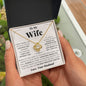 To My Wife - LIVE WITH YOU - Love Knot Necklace 2