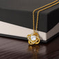 To My Wife - LIVE WITH YOU - Love Knot Necklace 2