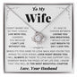 To My Wife - LIVE WITH YOU - Love Knot Necklace 2