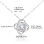 To My Wife - LIVE WITH YOU - Love Knot Necklace 2