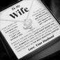 To My Wife - LIVE WITH YOU - Love Knot Necklace 2