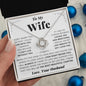 To My Wife - LIVE WITH YOU - Love Knot Necklace 2