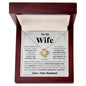 To My Wife - LIVE WITH YOU - Love Knot Necklace 2