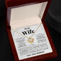To My Wife - LIVE WITH YOU - Love Knot Necklace 2