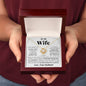 To My Wife - LIVE WITH YOU - Love Knot Necklace 2
