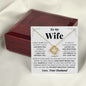 To My Wife - LIVE WITH YOU - Love Knot Necklace 2