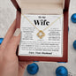 To My Wife - LIVE WITH YOU - Love Knot Necklace 2
