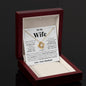 To My Wife - LIVE WITH YOU - Love Knot Necklace 2