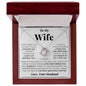 To My Wife - LIVE WITH YOU - Love Knot Necklace 2