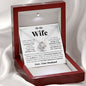 To My Wife - LIVE WITH YOU - Love Knot Necklace 2