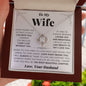 To My Wife - LIVE WITH YOU - Love Knot Necklace 2