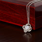 To My Wife - LIVE WITH YOU - Love Knot Necklace 2
