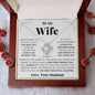To My Wife - LIVE WITH YOU - Love Knot Necklace 2
