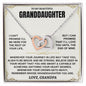 To My Granddaughter Necklace