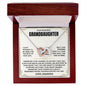 To My Granddaughter Necklace
