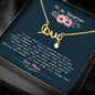 To My Daughter, Mother Necklace, Daughter Gift From Mom, Daughters Birthday, Unique, Grown Up Daughter, smarter than you think, and loved more than you know. always keep me in your heart, for are a