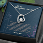Daughter In Law Gift Ideas - To My Daughter In Law Necklace, Gifts For Daughter In Law From Mother In Law On Wedding Day, Birthday, Mothers Day, Christmas, Jewelry Gifts For Future Daughter In Law