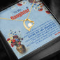 To My Daughter - Loving You And Breathing Forever Love Necklace - Love Mom