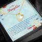 To My Daughter Forever Love Necklace