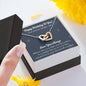 Happy Birthday Interlocking Heart Necklace