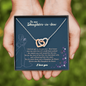 Daughter In Law Gift Ideas - To My Daughter In Law Necklace, Gifts For Daughter In Law From Mother In Law On Wedding Day, Birthday, Mothers Day, Christmas, Jewelry Gifts For Future Daughter In Law