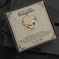 To daughter from dad necklace, father to daughter necklace, dad of daughters, daddy to daughter, daddy daughter necklace, to my daughter necklace from dad, father and daughter necklace, gifts from dad to daughter, to my daughter from dad Includes Message