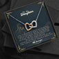 Love Knot, Our Daughter Wedding Day Gift, To Bride From Mom/Dad Necklace, Parents To Bride Gift, Bride Jewelry Gift From Parents