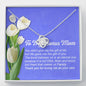 To My Bonus Mom The Love Knot Necklace 12