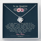Gift For Daughter From Mom, Daughter Mother Necklace,