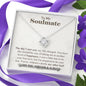 To My Soulmate - Love Knot Necklace