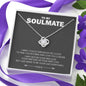 To My Soulmate Love Knot Necklace