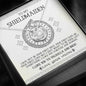 To My Shieldmaiden I Love You to Valhalla And Back Love Knot Necklace