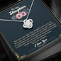 Gift for Daughter | Personalized To My Daughter Message Card with Sunflower Bracelet Birthday Christmas