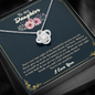 Gift for Daughter | Personalized To My Daughter Message Card with Sunflower Bracelet Birthday Christmas