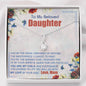 To My Beloved Daughter Alluring Beauty Necklace - Love Mom